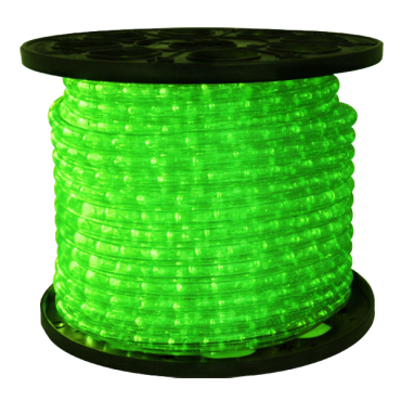 1/2 inch LED Green Rope Light-Heavy Duty Commercial Use