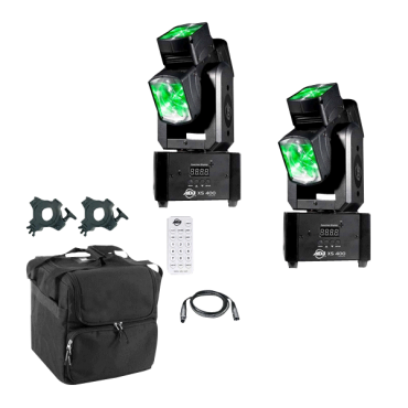 American DJ XS 400 Tri Lense Moving Heads Package