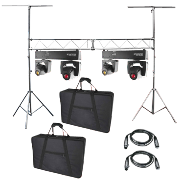 Chauvet DJ Intimidator Spot Duo 155 Dual & Lighting Truss Pack