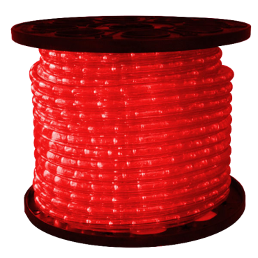 3/8 inch LED Red Rope Light-Heavy Duty Commercial Use