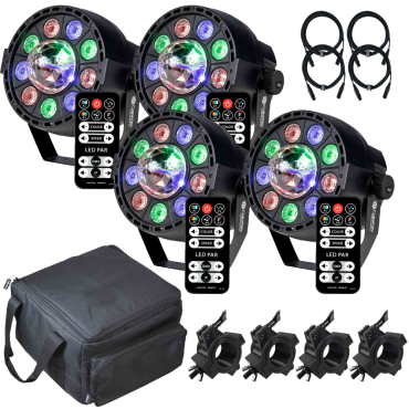  (4) ColorKey CKU-1080 with Utility Lighting Bag Package