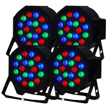 Four Pack LED Par64 
