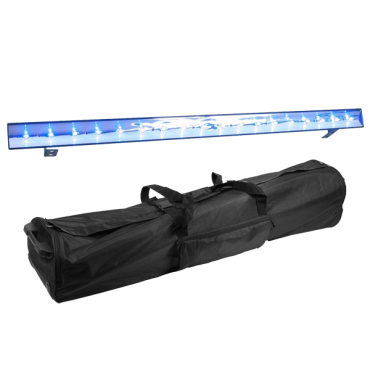 American DJ Eco UV Bar Plus Black Light & Case Package 