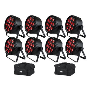 Blizzard LB Par Hex RGBAWUV LED Light 8-Pack 