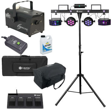 ColorKey CKU-3100 PartyBar Pro 1000 Professional Lighting Package