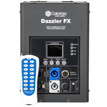 ColorKey CKU-7700 Dazzler FX Cold Spark Machine-Black