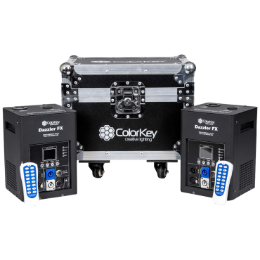 ColorKey CKU-7702 Dazzler FX 2-Pack with Road Case