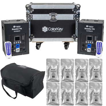ColorKey CKU-7712 Dazzler FX MKII with Road Case Package(Black)