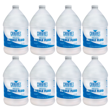 CHAUVET BUBBLE FLUID - GALLON CASE OF EIGHT