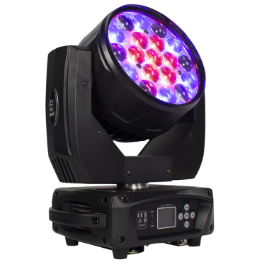 Eliminatrix LED Moving Head 19x15W RGBW Wash/Zoom Stage Lights