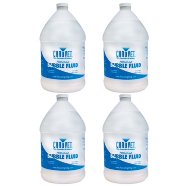 CHAUVET BUBBLE FLUID - GALLON CASE OF FOUR