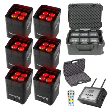 Freedom Par Quad-4 IP Wireless Road Pack