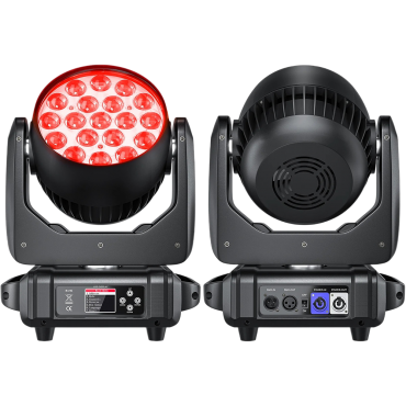 HUEWAVE MOVING HEAD 1915Z – RGBW LED Zoom Wash Moving Head
