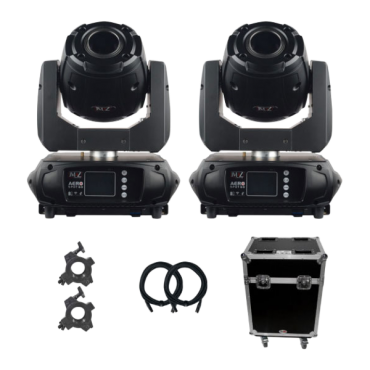 JMAZ AERO SPOT 60 Moving Head 2-Pack with Road Cases