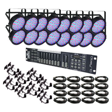 Indføre fortjener Penneven Chauvet SlimPar 64 Mega Uplighting System | DJ Lights | DJ Packages |  Parcan Packs