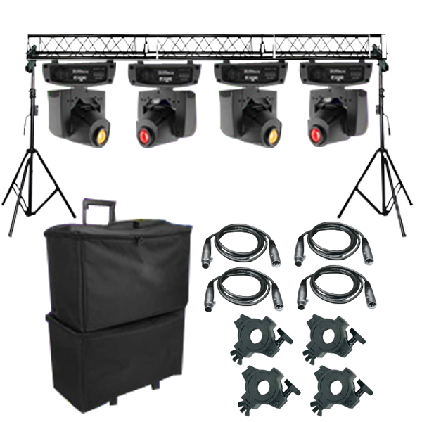 Chauvet Dj Intimidator Spot 155 Led Moving Heads Truss System Package Light Packages Packages Dj Audio Chicago Dance Light Supplier