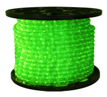 1/2 inch LED Green Rope Light-Heavy Duty Commercial Use