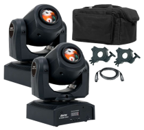 (2) American DJ Stinger Spot Mini Moving Heads Packaged with Carry Case