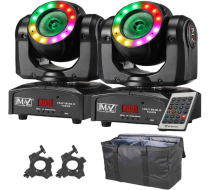 JMAZ Lighting Crazy Beam 40 Fusion Moving Head with Bag Pack