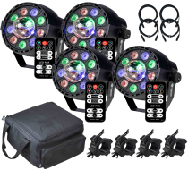  (4) ColorKey CKU-1080 with Utility Lighting Bag Package