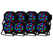 Eight Pack LED Par64