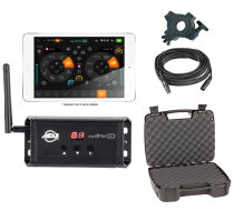  American DJ myDMX Go Wireless Lighting Control App with Combat X 16" Storage Case Package