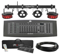Chauvet DJ GigBar Flex Lighting System with American DJ DMX Controller Package