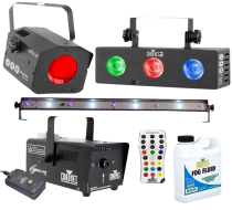 Chauvet DJ JAM Pack Silver & Fog Machine Package