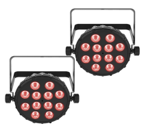 Chauvet DJ SlimPAR Q12 BT Wash Light 2 Pack