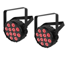 Chauvet SlimPAR T12 BT LED Par Wash w/ Bluetooth Two Pack