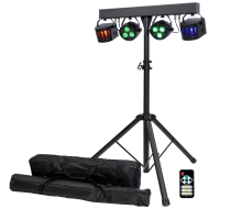 ColorKey CKU-3020 PartyBar GO Compact All-In-One Battery Powered Lighting Package