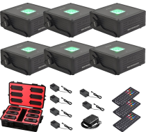 JMAZ Lighting JZ1045 MAD PAR BULLS IP 6-Pack