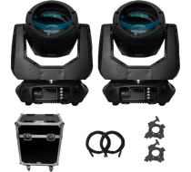 JMAZ Lighting Phantom Beam 120 Moving Head 2-Pack with Road Cases