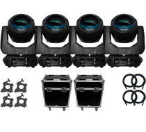 JMAZ Lighting Phantom Beam 120 Moving Head 4-Pack with Road Cases