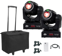 ADJ Inno Pocket Spot LZR Hybrid Mini Moving Head & Laser Duo Package with Remote