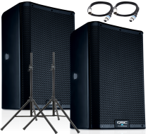 QSC K8.2 2000W 8 inch Powered Speaker Value Pack