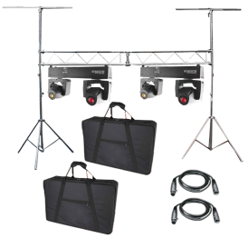 Chauvet DJ Intimidator Spot Duo 155 Dual & Lighting Truss Pack