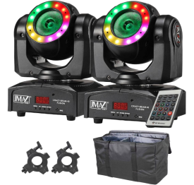 JMAZ Lighting Crazy Beam 40 Fusion Moving Head with Bag Pack