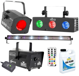 Chauvet DJ JAM Pack Silver & Fog Machine Package