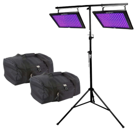  Chauvet DJ LED Shadow Duo Pack with Stands