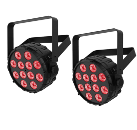 Chauvet SlimPAR T12 BT LED Par Wash w/ Bluetooth Two Pack