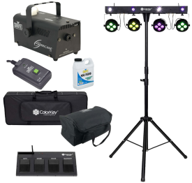 ColorKey CKU-3060 PartyBar Mobile 150 with Fog Machine Package