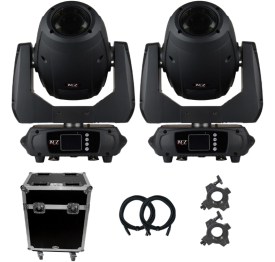 JMAZ Attco Spot 250Z Moving Head 2-Pack with Road Cases