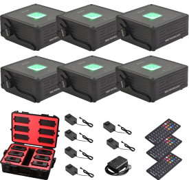 JMAZ Lighting JZ1045 MAD PAR BULLS IP 6-Pack