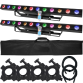 (2) ColorKey CKU-3050 StageBar HEX 12 with Carry Bags Package