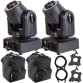 (2) ColorKey CKU01-5036 Mover Halo Spot Compact Moving Head Package