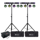 (2) ColorKey CKU-3060 PartyBar Mobile 150 & Transport Bag Package