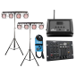 2x CHAUVET DJ 4BAR USB + D-Fi Hub + RGB3C IR + Cable