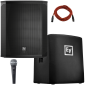 Electro-Voice ELX200-18SP 18″ Powered Subwoofer with Microphone & Cover Package