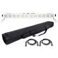 XStatic X-BAR60RGBWA-B IRC Dazzler RGBWA LED Uplight with Carry Bag Package